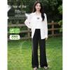 La Chapelle Women's Ice Silk UPF50+ Flared Casual Pants