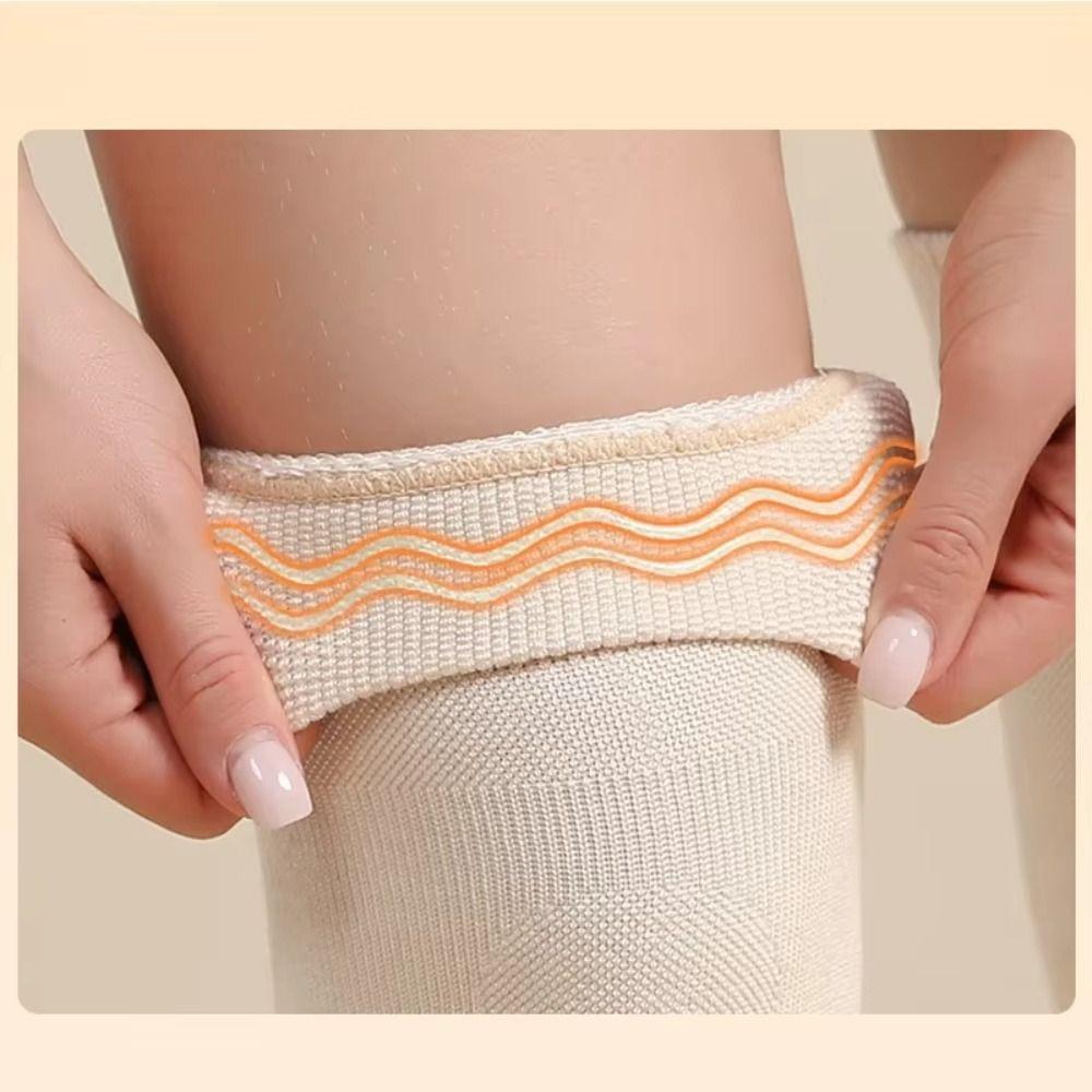 Cotton Compression Knee Brace Elastic Elastic Support Pads Warm Knee Pads  Men Women