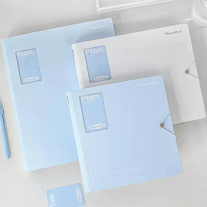Large Capacity Photo Album Blue Photocard Binder Kpop Card Book 480 Pockets Collection Book for Idol Group Wholesales 2025 New