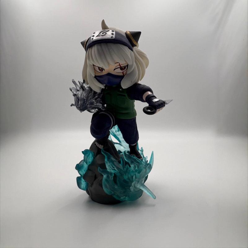 Spy playhouse, Anya cos Kakashi figure, Naruto surrounding, statue car chassis ornament