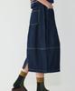 STUDIO TOMBOY Side Pleated Balloon Fit Denim Skirt_Indigo 9106262202