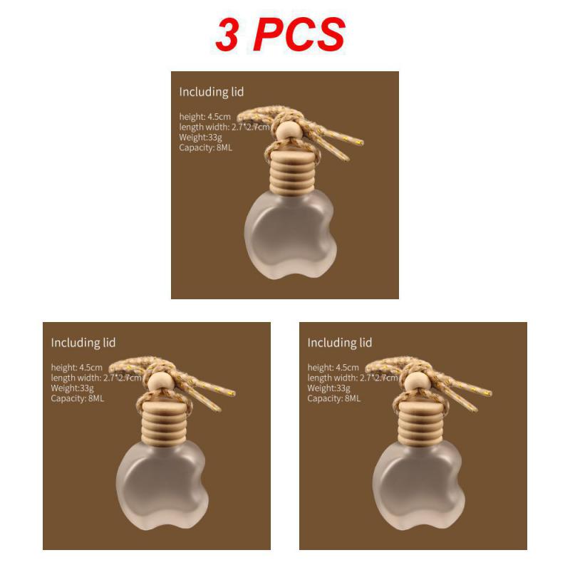 1/2/3PCS Frosted Glass Pendant Gentle Exquisite Easy To Install High-quality Car Accessories Car Interior Fragrance Pendant