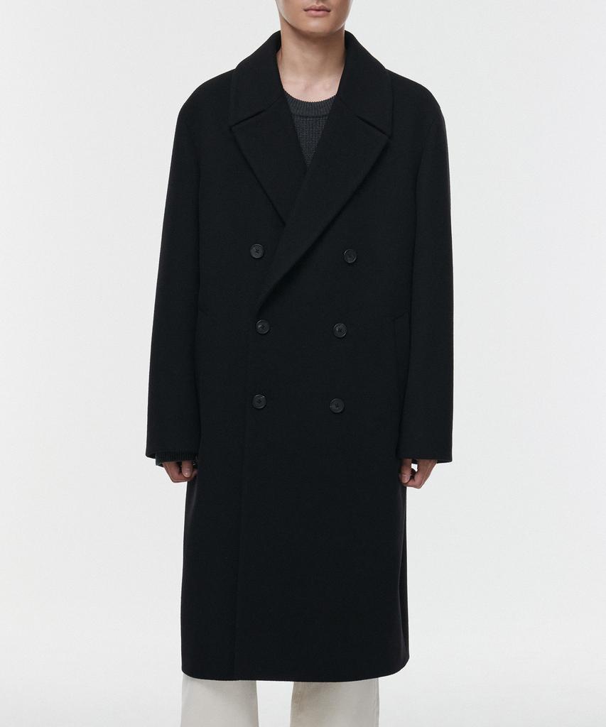 Musinsa Standard [Premium] 20% Cashmere Oversized Double Coat [Black]