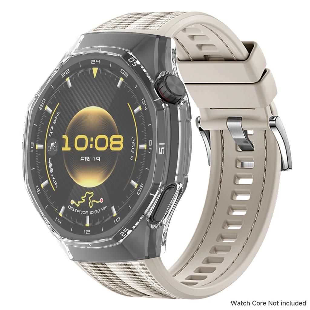 Pletený nylonový pásek+Tvrzené sklo+PC pouzdro Pro Huawei Watch GT6 Pro Sportovní řemínek Kryt proti pádu Pro GT 6 Pro Náramek+Pouzdro