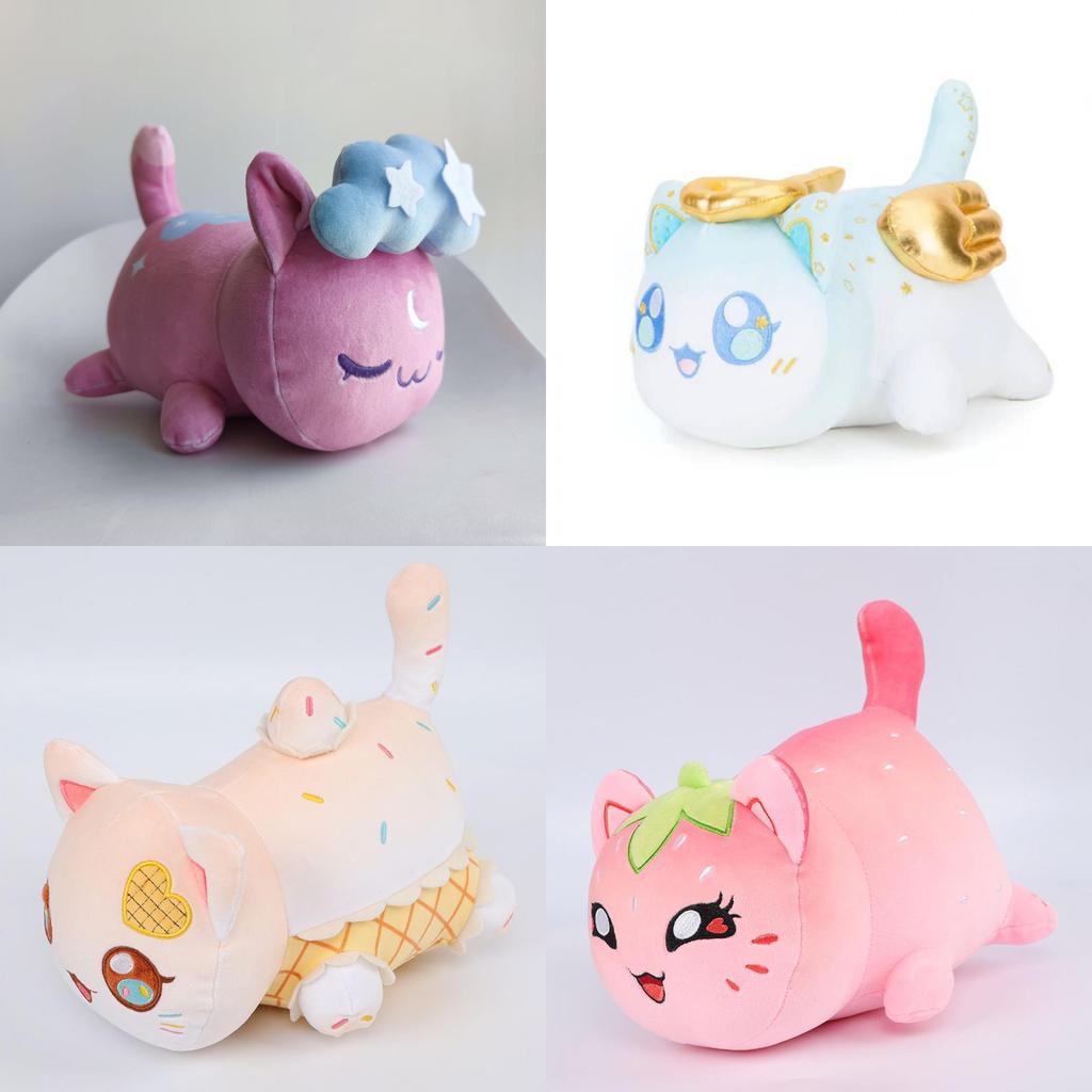 Cute Aphmau Cat Plush Toy Soft And Luminous Stuffed Pillow For Fans Collectors And Kids