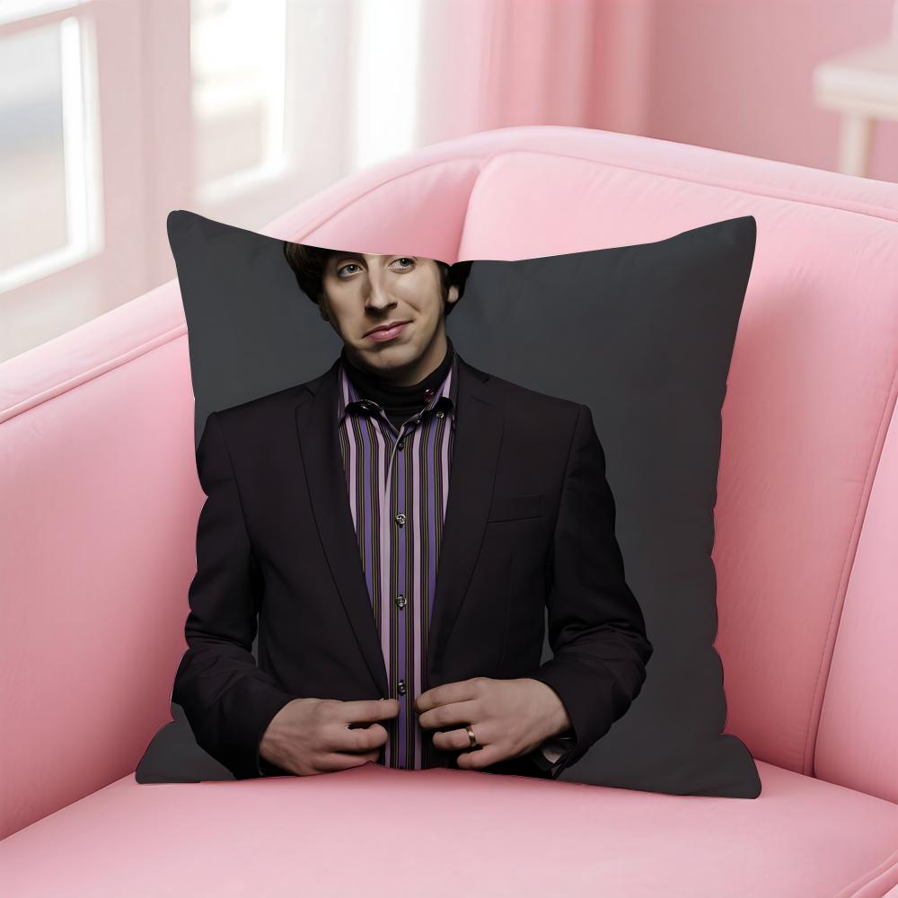 HHoward Wolowitz Cushion Cover Pillow Case Soft Friendly Fabric Concealed Zipper