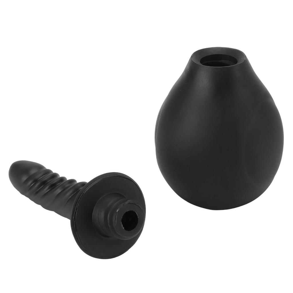 Silicone Spherical Enema Bulb Kit Anal Douche Enema Cleaner Kit Portable Enema Bag Large