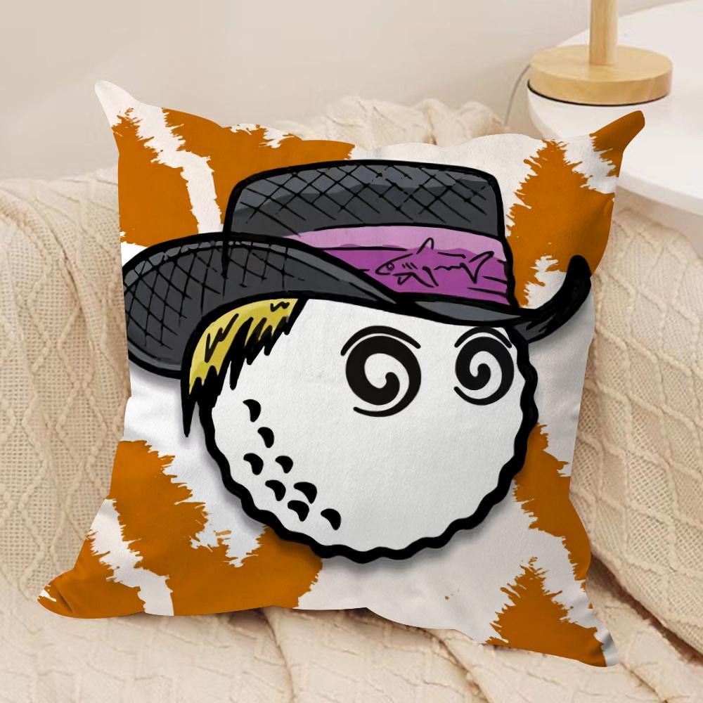 Fashion MMalbon GGolf Cushion Cover Soft Plush Fabric DoubleSided Printed Sofa Cushion Cover for All Seasons Home Decor Gift
