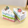 10 Pezzi Pezzo di Torta Triangolare Scatole di Carta per Caramelle Decorazione Regalo Bomboniera per Baby Shower Festa di Compleanno