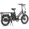 Fafrees FF20 CUV Longtail Electric Bike, 12 Ah X 2 Batteries, 250W