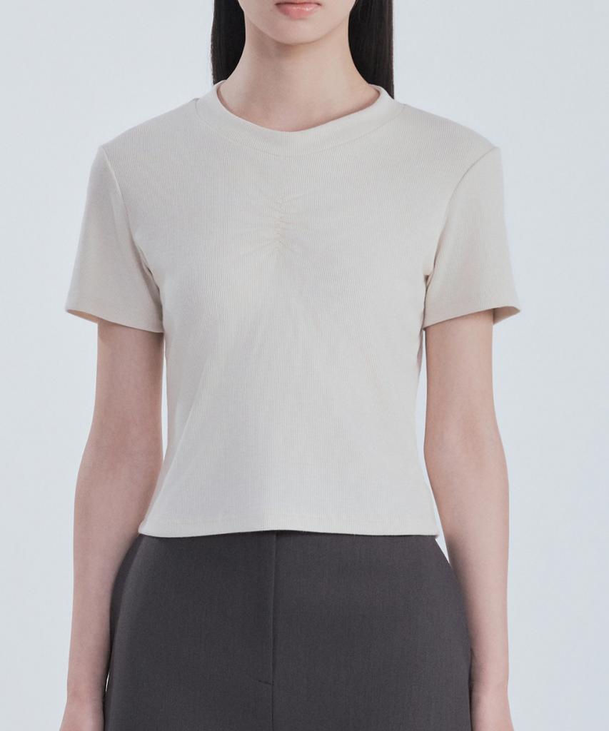 Mausolleum Shell Arm Warmer Top Set - Cream