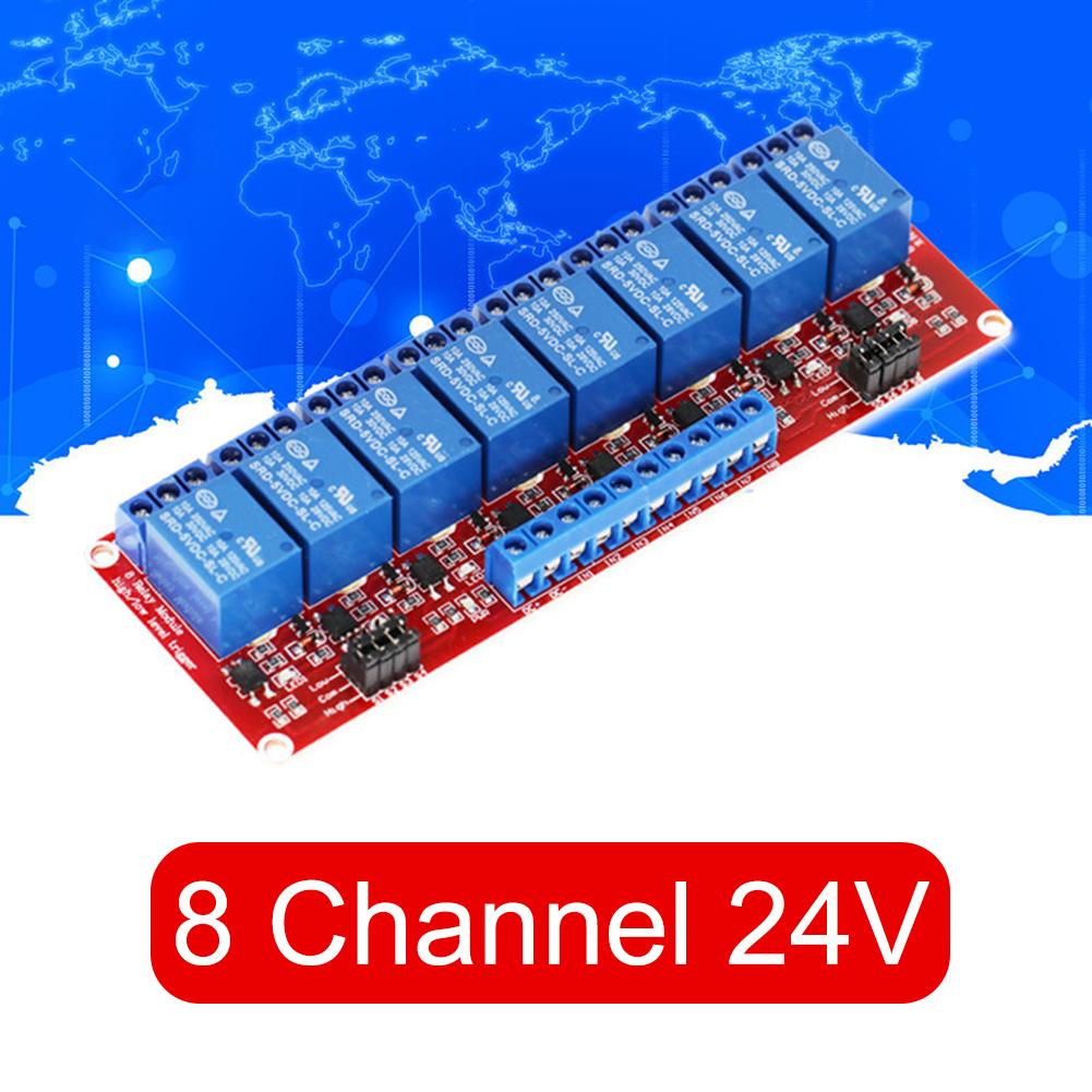 1/2/4/8 Channel Relay Switch Module Indicator Light 5V 12V 24V for Arduino