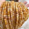 Natural Yellow Aventurine Round Loose Beads for DIY Jewelry and Chalcedony Necklace Crafting