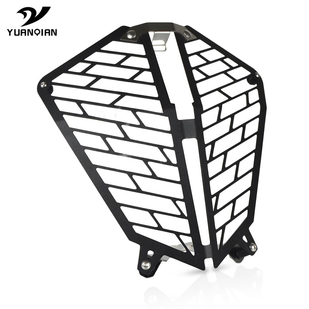 Motorcycle Aluminum Headlight Protector cover grill For 790 Adventure 790 AdventureR/S 790 ADV /R/S -