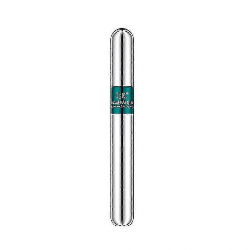 Qic Mascara 4d Waterproof Slender Thick Make-up Two Brush Heads In One