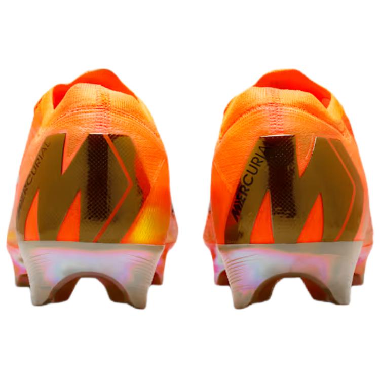 Nike Mercurial Vapor 16 Elite Comfortable FG Firm Ground Soccer Shoes Unisex Gold Yellow Black IO1555-800