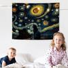 YTRGI Black Cat Tapestry for Bedroom, Cat Gifts for Cats Lovers Women Girls, Cats Wall Art for Bedroom Dorm Office Decor 50x60 Inch