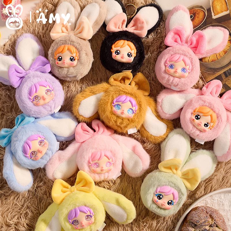 Cute Mao Snow Night Tea Party Plush Blind Box - Creative Toy Doll for Girls Birthday Gift