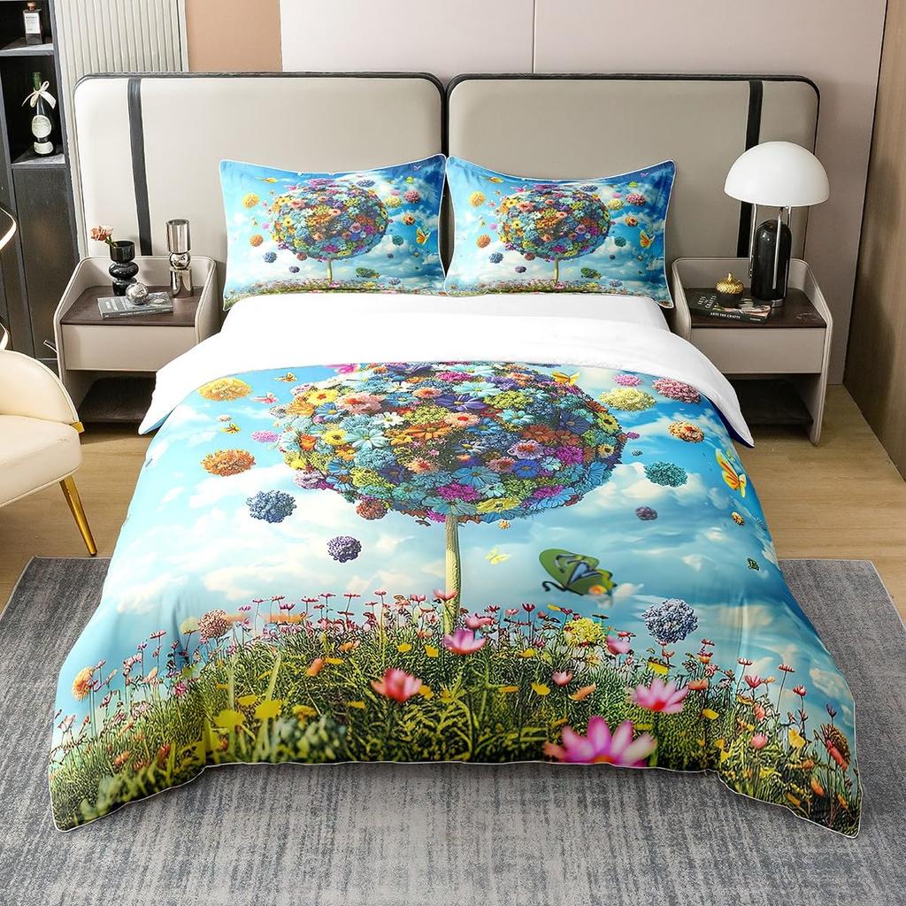 Comforter Blue Sky S For Kids Teens Queen King Size Lightweight S Sunny Day Bedding Sets Bedroom Decor No Quilt