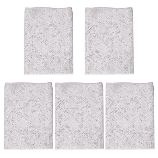 1/5 vnt Vakarienės servetėlės ​​Vienspalvės Plaunamos Besiūlės Royal Shine Glamour Stalo dekoras, skirtas Viešbučio Restoranui Valgymui Banketui Vestuvėms Prabangios vakarėlio servetėlės