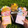 3D PopUp Birthday Cards,Happy Birthday Card, Popup Birthday Greeting Cards with Envelope and Notecards for Husband Wife