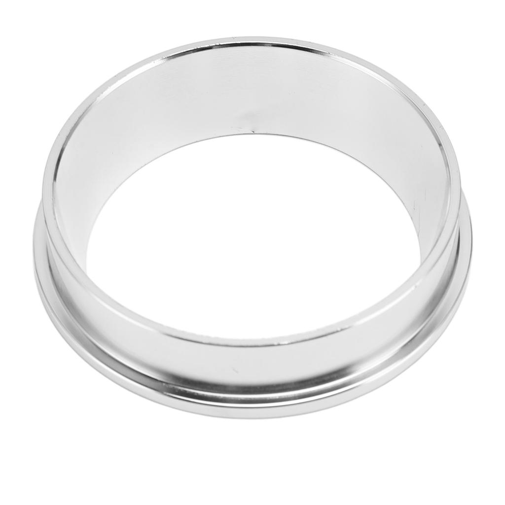 Stainless Steel Coffee Dosing Ring Dosing Funnel Replacement Aviod Mess Waste for Home Cafe Silver 57.5MM