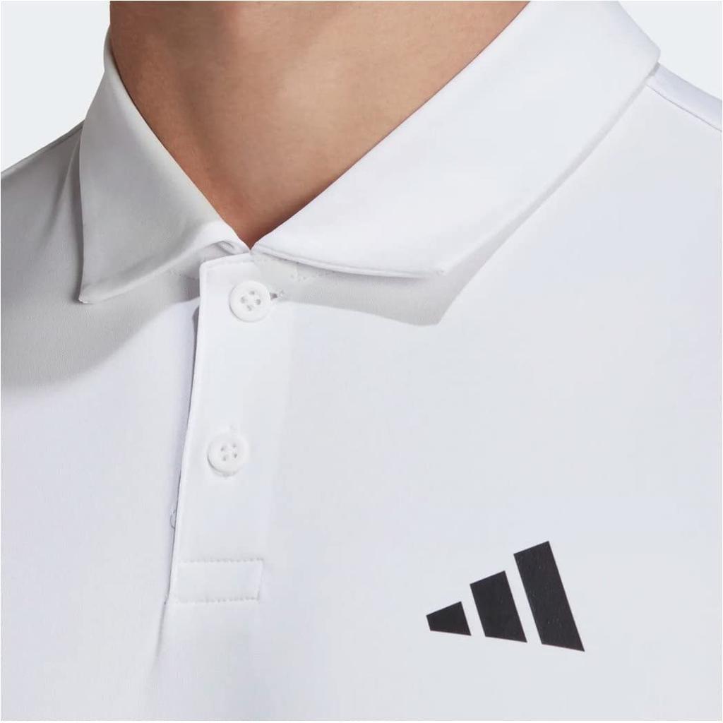Adidas MLE71 Club Tennis Polo White Size XS Men's 3-Stripes Shirt, (HS3268),