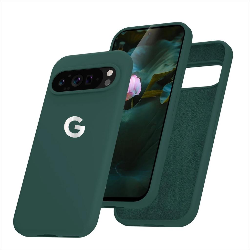 Official Liquid Silicone Phone Case for Google Pixel 10 Pro XL Funda for Pixel 9 8 6 7 10A 9A 8A 7A 6A Shockproof Charger Cover