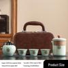 Yipan Ge Kiln Portable Kung Fu Travel Tea Set