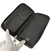 Louis Vuitton Zippy Wallet Verdical Purse Black Women Used