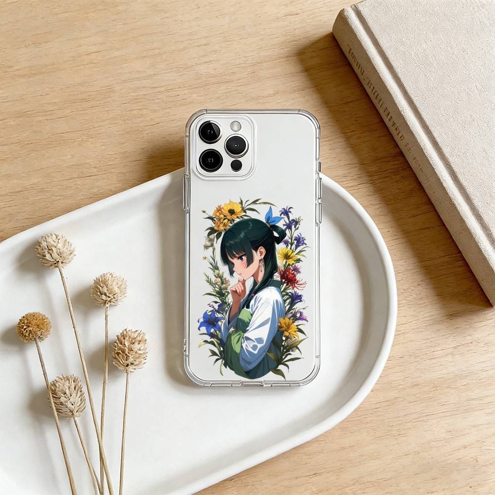 The Apothecary Diaries Maomao Phone Case For iPhone 17 16 15 14 13 12 11 Mini Pro Max Plus Transparent Cover