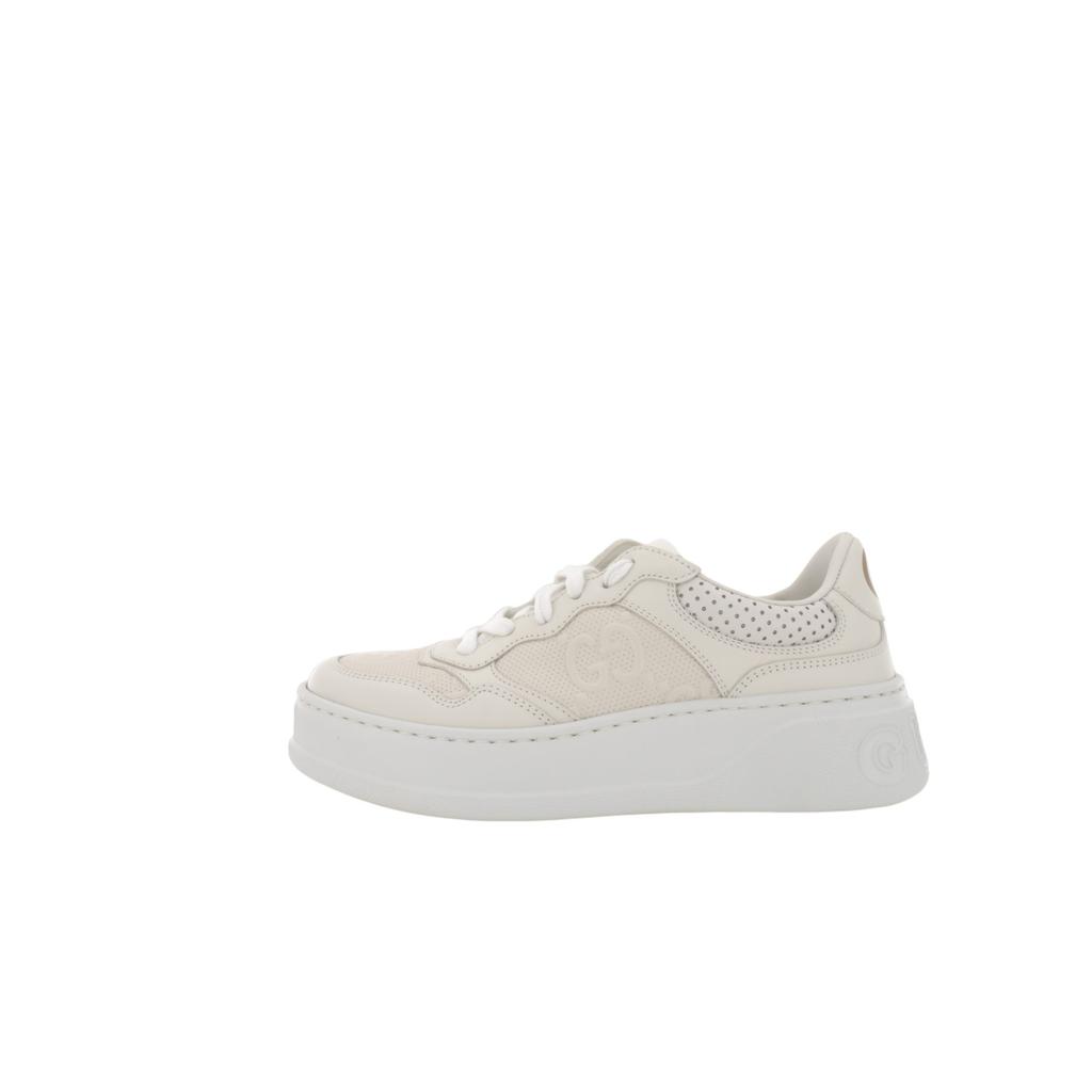 GUCCI Chunky B Low top Stylish Skateboarding Shoes Women's White 670408 1XL10 9014