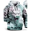 Graphic Lion Men's Fashion 3D Print Hoodie Streetwear Hoodies Long Sleeve Hooded Print Front Pocket Spring Hoodie Sweatshirt