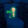 Toilet Lid Decals Toilet Bowl Lid Cover Stickers IF You Miss Clean Your Piss Bathroom Signs Toilet Decals