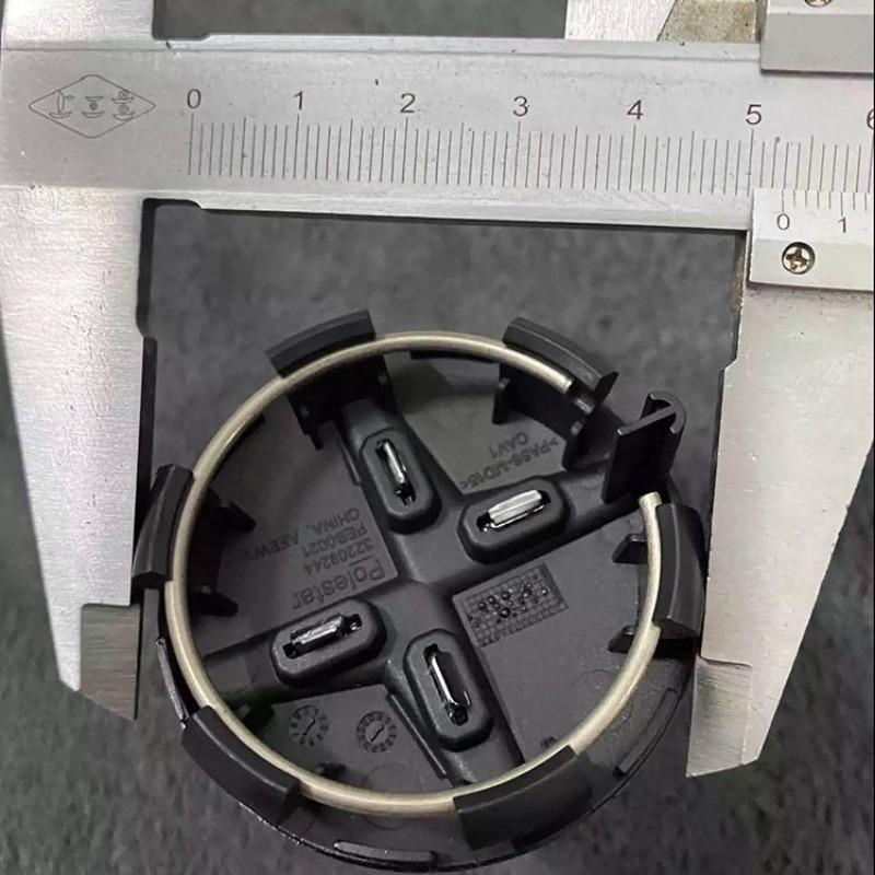 4 pezzi/set Modifica auto Accessori ruota auto Coprimozzo Ruota Copricentro Pneumatico Decorazione per Polestar