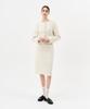 Laneonkyulleoseu Tweed Midi Skirt_Ivory