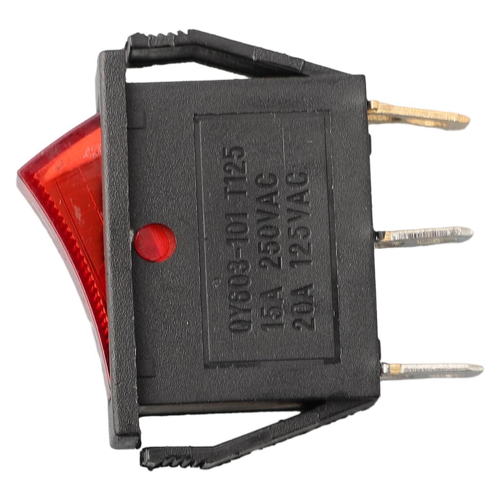 Einpoliger Wippschalter mit Schaufelanschluss 16A 250V AC 20A 125V