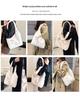 Korean Style Winter 2025 Plush Handbag - Versatile Single Shoulder, Large Capacity, Chinese Design