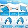 6 Pcs Sweat Cooling Towel For Neck And Face Ice Towel Sets Soft Breathable Chilly Towel Soft Breathable Microfiber For Yoga Sport Running Gym Workout