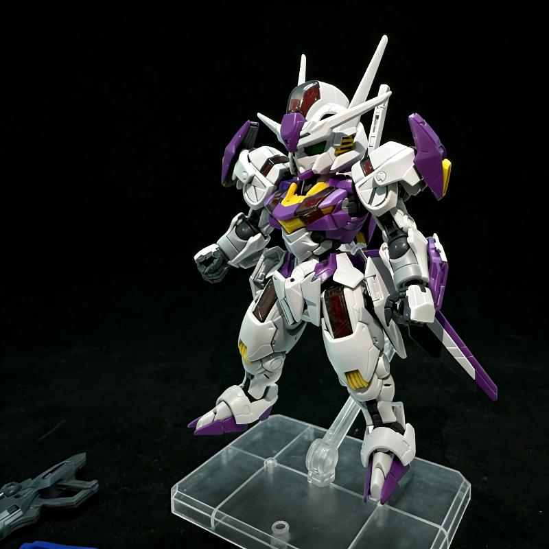MGSD Aerial 3 Colors Assembly Model Kit Gunpla Action Figures With Halo Floating Cannon Mercury Witch Chibi Mecha Toy Boys Gifts
