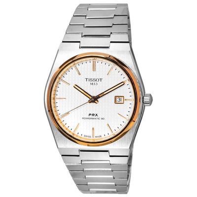 PRX T-Classic Powermatic 80 Silverfärgad urtavla T137.407.21.031.00 T1374072103100 100M Herrklocka