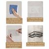 1Pc/3Pcs/5Pcs Carbon Steel Triangle Storage Rack Wall Mounted Large Capacity Shampoo Storage Rack with Hook Drainable