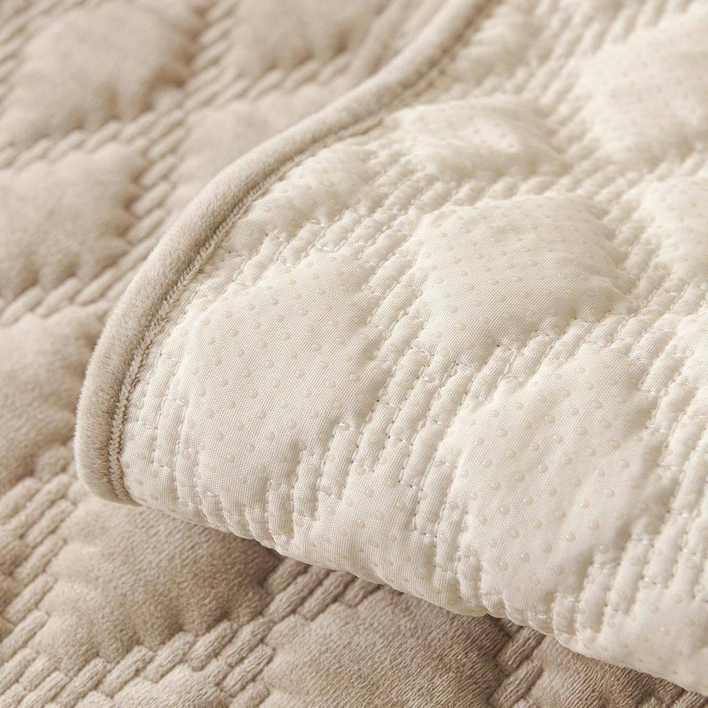 Hochwertiges rutschfestes Plüsch-Sofakissen für Ledersofas - Perfekt für Herbst und Winter