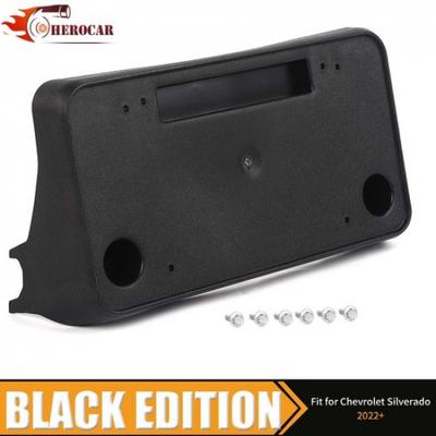 Support de plaque d'immatriculation avant, support, cache pour Chevy Silverado ZR2 + US