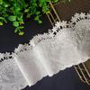 2 meter/parti 10,5 cm bred Hålstickad bomullsbroderad spets Kläder Hemtextilier Damkläder Dekorativa tillbehör för kjolkant