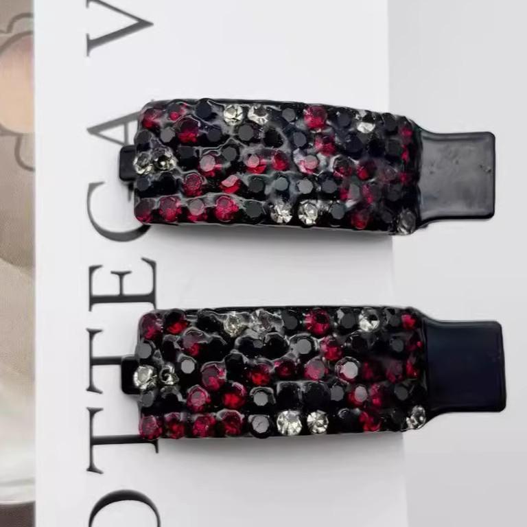 1PC 2025 New Korean Version Colorful Hairpin Side Clip Side Bangs Forehead One-word Clip Headgear Duck Bill Clip