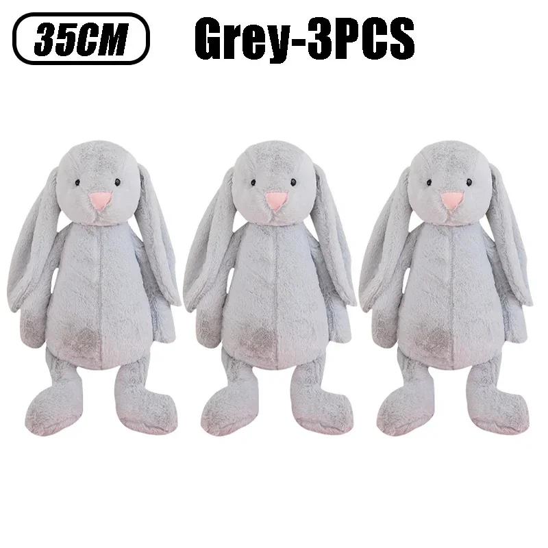 Long Ear Bunny Plush Stuffed Animal Unisex Soft Cotton Cute Sleeping Companion Easter Birthday Gift Rabbit Toy