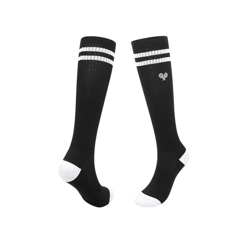 Unisex Summer Tennis Socks: Sweat-Absorbing, Non-Slip Cotton Mid-Calf Sports Socks for Men & Women.