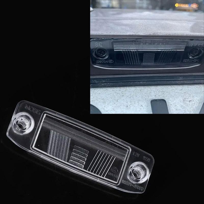 1pc Car Rear License Plate Light LENS Replaceable Tail Lamp Cover Auto Accessories for Kia Sorento 2011 2012 2013 925102P000