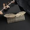 Hair Accessories Fashion Personality Gold Leaf Pearl Headband